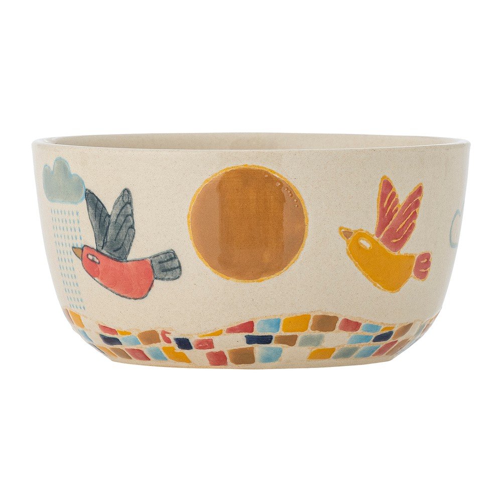 E-shop Krémová kameninová detská miska ø 12 cm Colorine – Bloomingville Mini