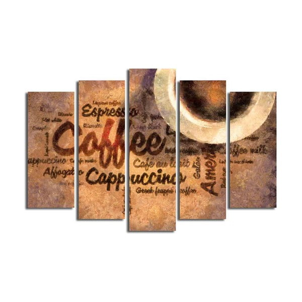 Viacdielny obraz Coffee, 105 × 70 cm