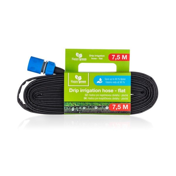 Priesaková plochá zavlažovacia hadica 7,5 m - Happy Green-image-2