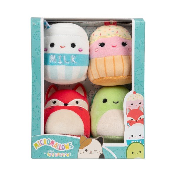 Plyšové hračky v súprave 4 ks Micromallows 4Pack – SQUISHMALLOWS-image-4