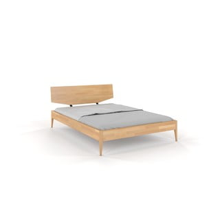 Dvojlôžková posteľ z bukového dreva Skandica Sund, 180 x 200 cm