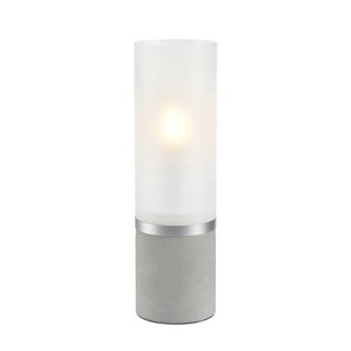 Bielo-sivá betónová stolová lampa (výška 30 cm) Molo - Markslöjd