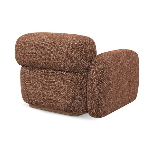 Oranžový/hnedý modul pohovky (ľavý roh) Ailani – Makamii-image-4