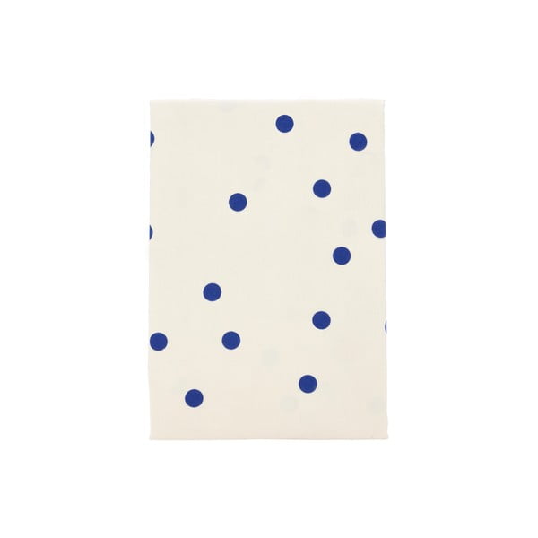 Modré/krémové obliečky na jednolôžko z bavlneného saténu 140x200 cm Solaris – Södahl-image-3