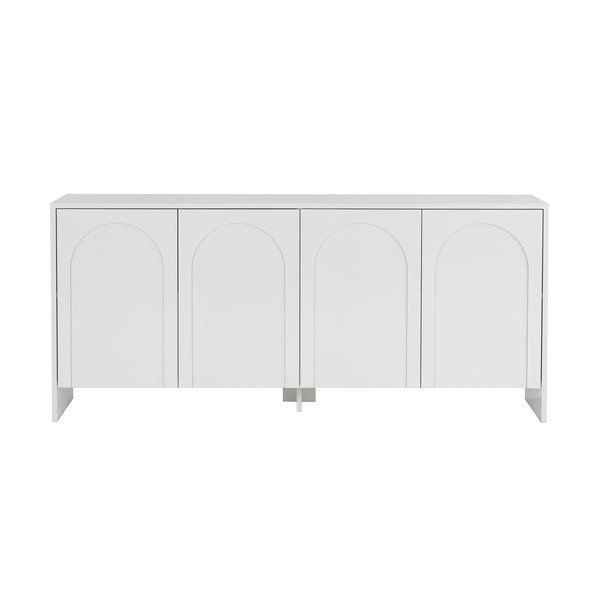 Biela komoda 180x80x45 cm Arlen  – Kalune Design-image-3