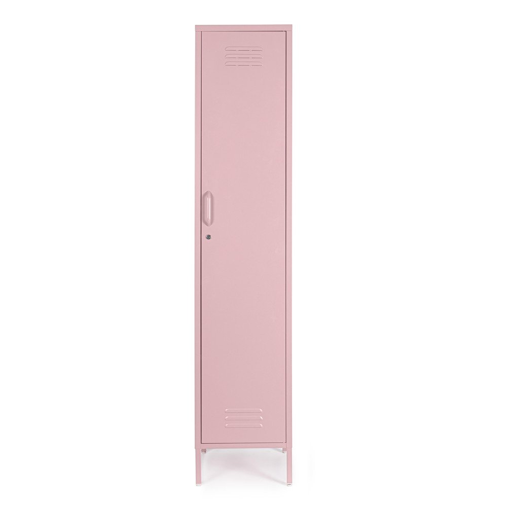 E-shop Svetloružová kovová uzamykateľná skrinka 38x185x46 cm Cambridge – Yes Everyday