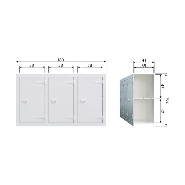 Biela komoda vtwonen Bunk-image-3