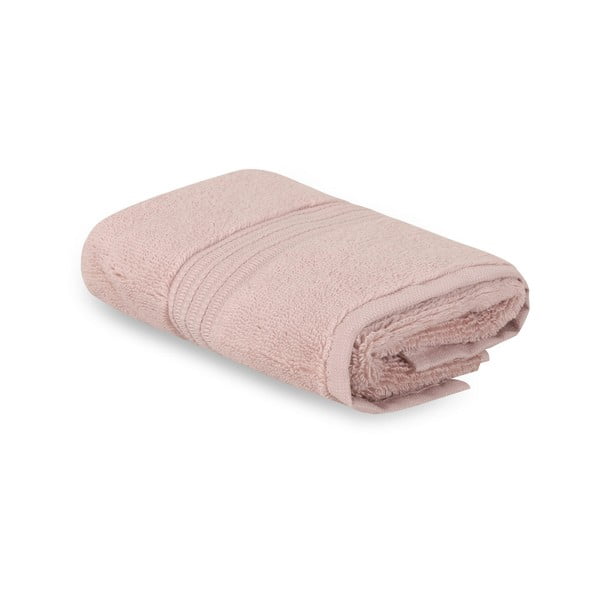 Ružový bavlnený uterák 30x50 cm Chicago – Foutastic