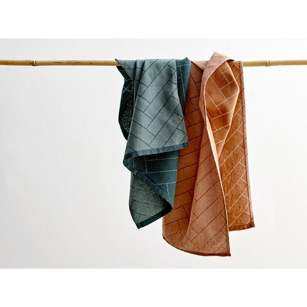 Hnedá kuchynská utierka z bavlny Södahl, 50 x 70 cm-image-1