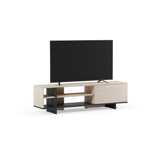 Čierny TV stolík 160x44x36 cm Cequoia – Marckeric-image-3