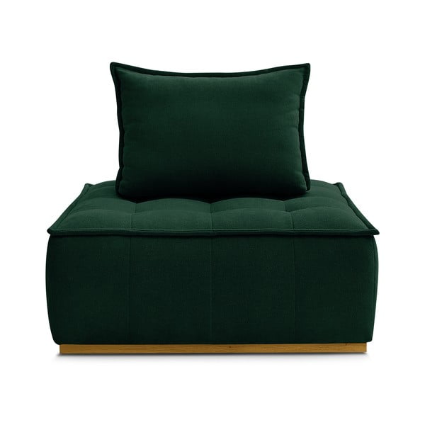 Tmavozelené ženilkové kreslo Elisa – Bobochic Paris-image-3