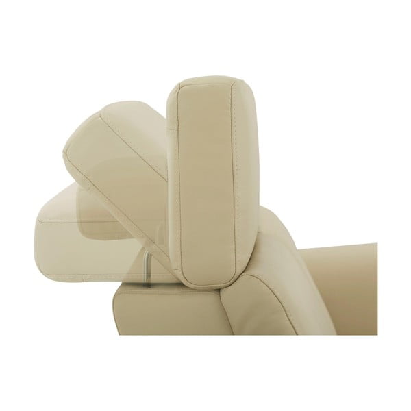 Biela pohovka z imitácie kože 158 cm Capena – Støraa-image-4