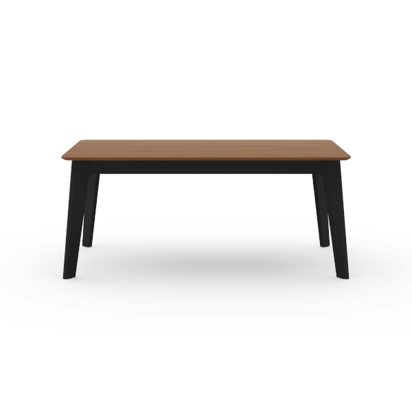 Rozkladací jedálenský stôl s doskou v dekore orechového dreva v prírodnej farbe 100x180 cm Shadow – TemaHome-image-4