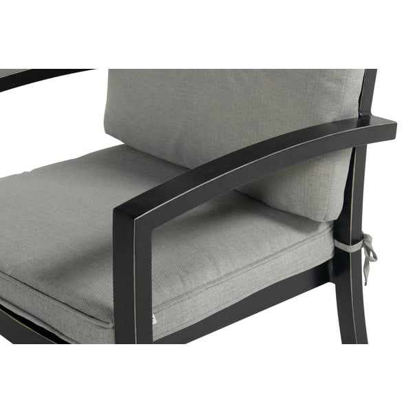 Sivá kovová záhradná stolička Rosario – Hartman-image-3