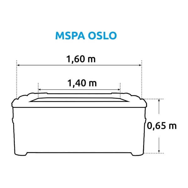 Vírivka s pevnou konštrukciou pre 6 osôb hĺbka 65 cm Oslo – MSPA-image-3