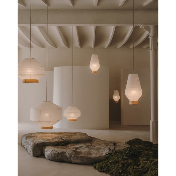 Biele tienidlo ø 80 cm Hila – Kave Home-image-1