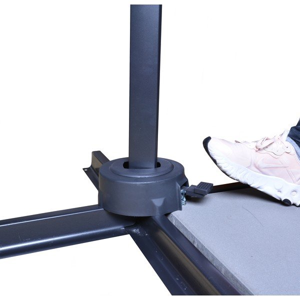 Sivý slnečník 270x270 cm Cantielver - Rojaplast-image-3