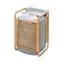 Kôš na bielizeň s bambusovým rámom Wenko Bamboo, 43 l