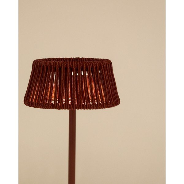 LED stolové/prenosné solárne vonkajšie svietidlo ø 11 cm Aldet – Kave Home-image-3