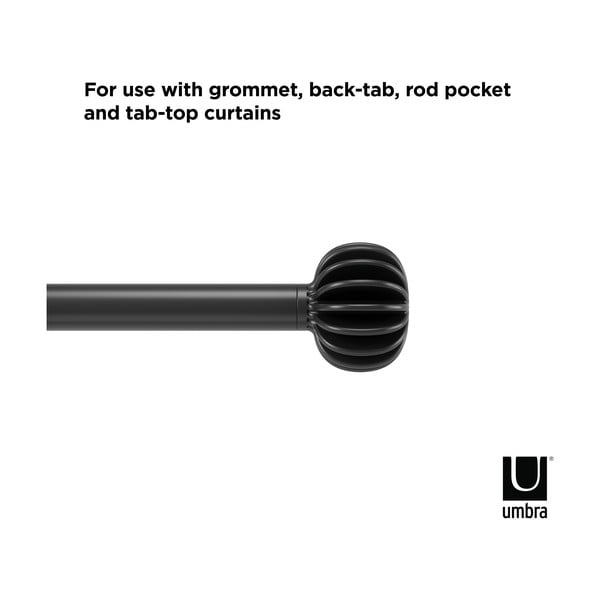 Oceľová roztiahnuteľná garniža 107 - 305 cm Finn - Umbra-image-4