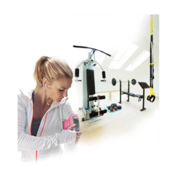 Športové soft puzdro CellularLine, fuchsiové-image-1