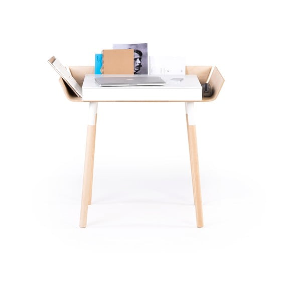 Biely písací stôl s 1 zásuvkou EMKO My Writing Desk-image-2