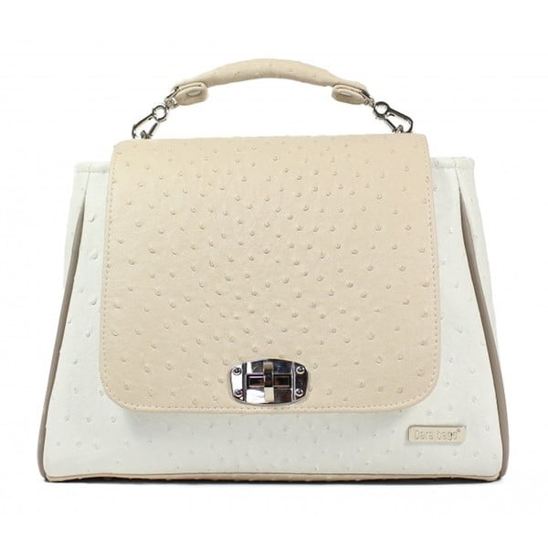 Bielo-béžová kabelka Dara bags Elizabeth No.22