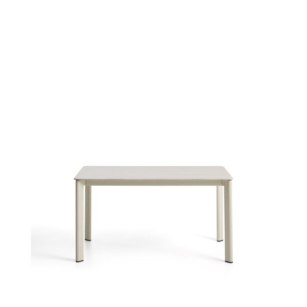 Záhradný jedálenský stôl s doskou z kameňa 80x140 cm Anafi – Kave Home-image-3