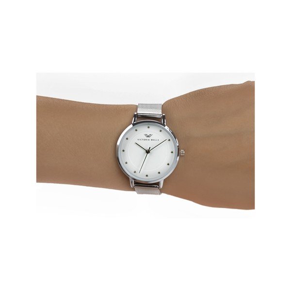 Dámske hodinky s remienkom z chirurgickej oceli Victoria Walls Kumla-image-3