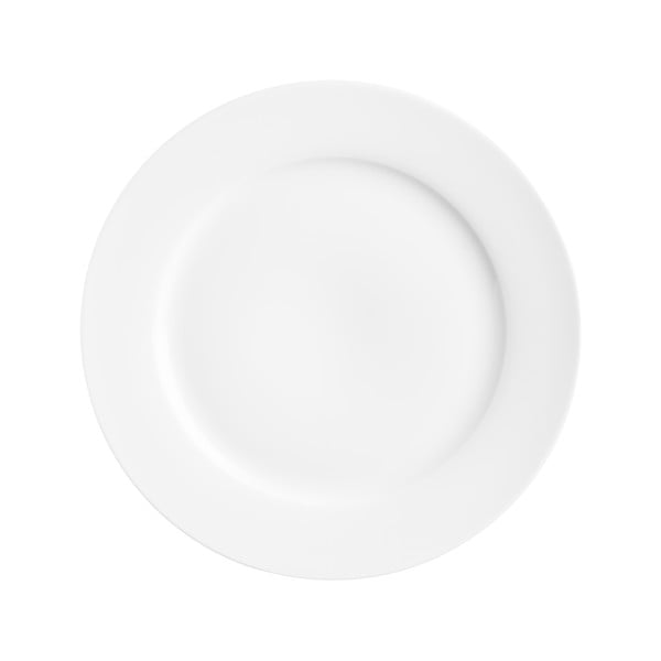 Biely tanier na šalát Price & Kensington Simplicity, Ø 23 cm