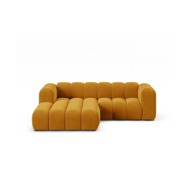 Žltá rohová pohovka (ľavý roh) Lupine – Micadoni Home