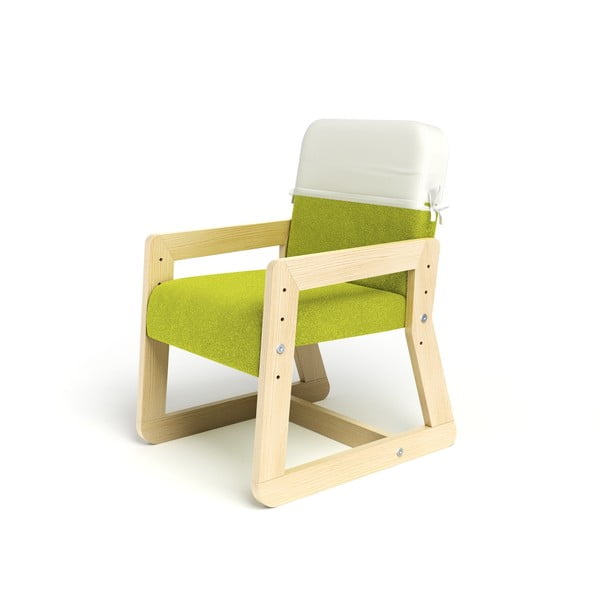 Zelená nastaviteľná detská stolička Timoore Simple UpME
