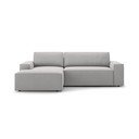 Svetlosivá rozkladacia rohová pohovka (ľavý roh) Jodie – Micadoni Home