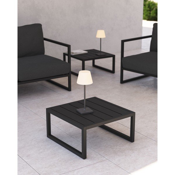 Hliníkový záhradný odkladací stolík 60x60 cm Comova – Kave Home-image-1
