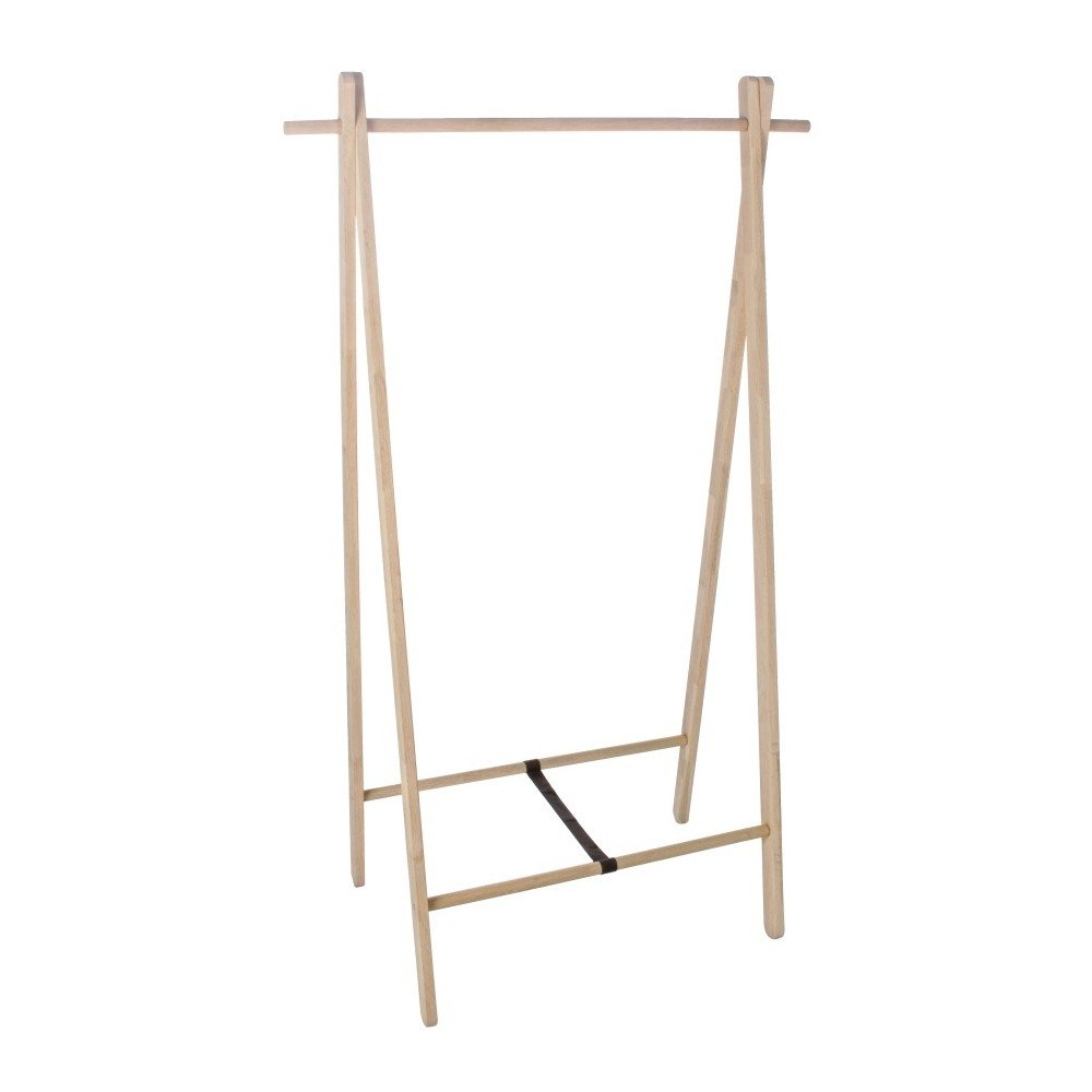 E-shop Stojan na oblečenie z dubového dreva v svetlo prírodnej farbe 89x151x52 cm Daiki – Yes Everyday