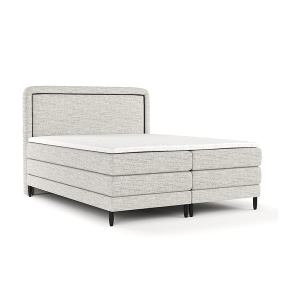 Svetlosivá boxspring posteľ 140x200 cm Dove – Maison de Rêve