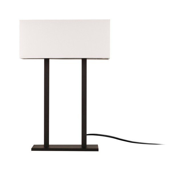 Bielo-čierna stolová lampa (výška 52 cm) Salihini – Opviq lights-image-4