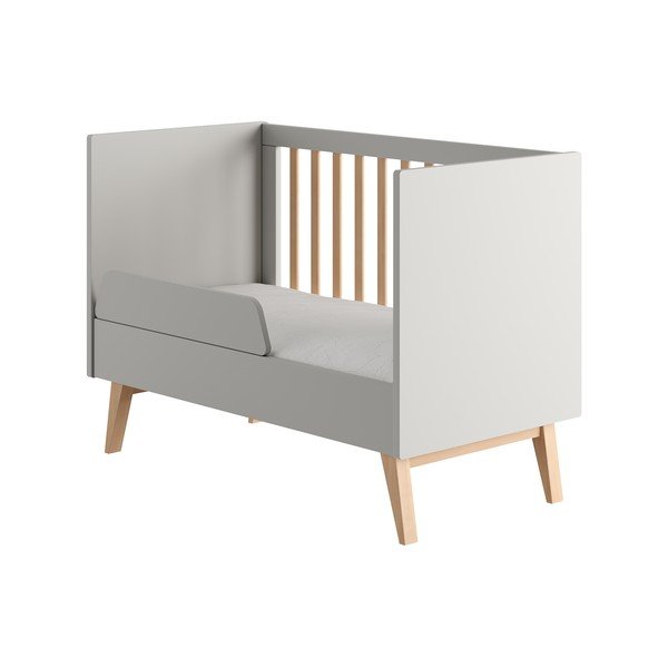 Sivá postieľka 60x120 cm Swing – Pinio-image-2