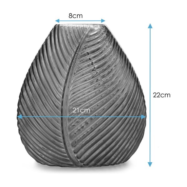 Zelená sklenená váza (výška 22 cm) Terrassa – AmeliaHome-image-3