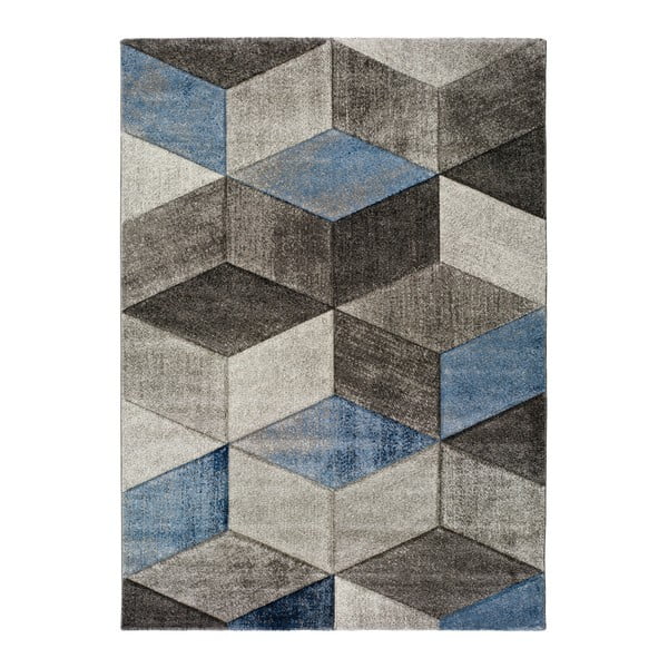 Modro-sivý koberec Universal Indigo Azul Robo, 160 × 230 cm
