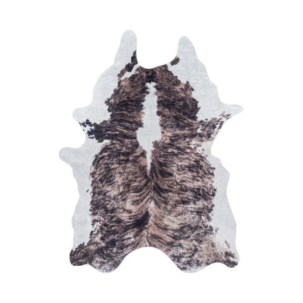 Tmavohnedá syntetická koža 100x135 cm Etosha – Ayyildiz Carpets