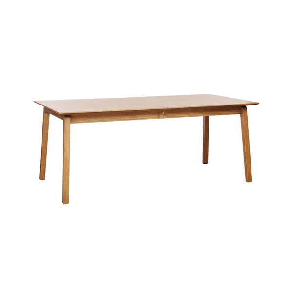 Rozkladací jedálenský stôl s doskou v dubovom dekore 95x190 cm Bari – Unique Furniture-image-2