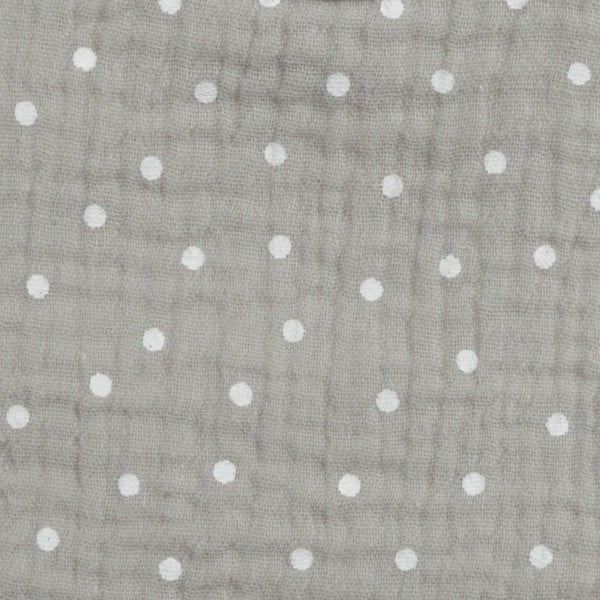 Sivé mušelínové slintáky v súprave 2 ks – Bébé Douceur-image-1