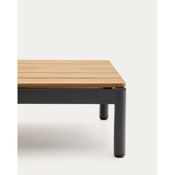 Záhradný konferenčný stolík z teakového dreva 57x91 cm Sorells – Kave Home-image-4