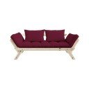 Variabilná pohovka Karup Design Bebop Natural/Bordeaux