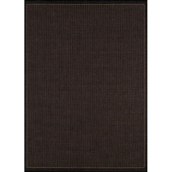 Čierny vonkajší koberec Floorita Tatami, 180 x 280 cm