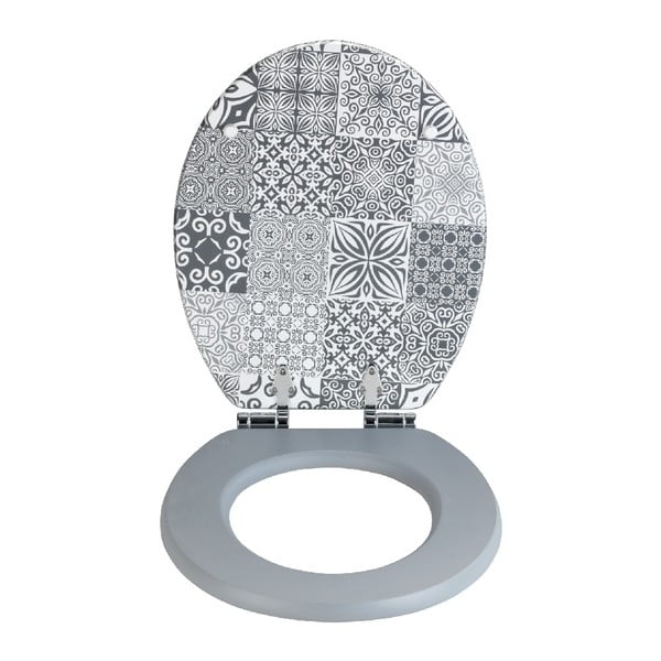 WC sedadlo z drevovláknitej dosky Wenko Portugal, 44 × 37,5 cm-image-2