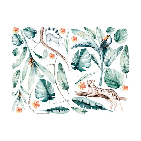 Dekoratívne samolepky na stenu Ambiance Tropical-image-4