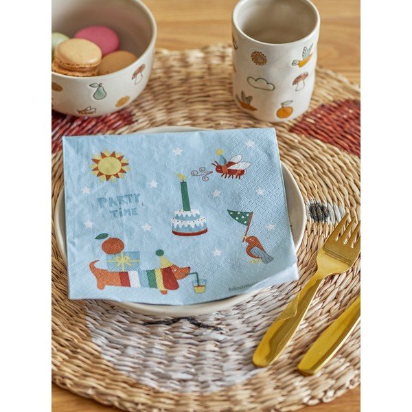 Papierové obrúsky v súprave 20 ks Charlie – Bloomingville Mini-image-1