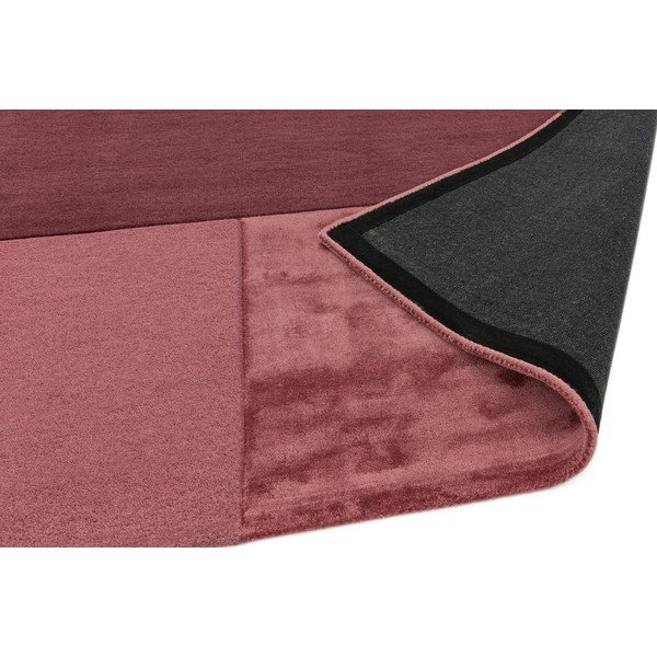 Tmavoružový koberec Asiatic Carpets Tate Tonal Textures, 120 x 170 cm-image-4